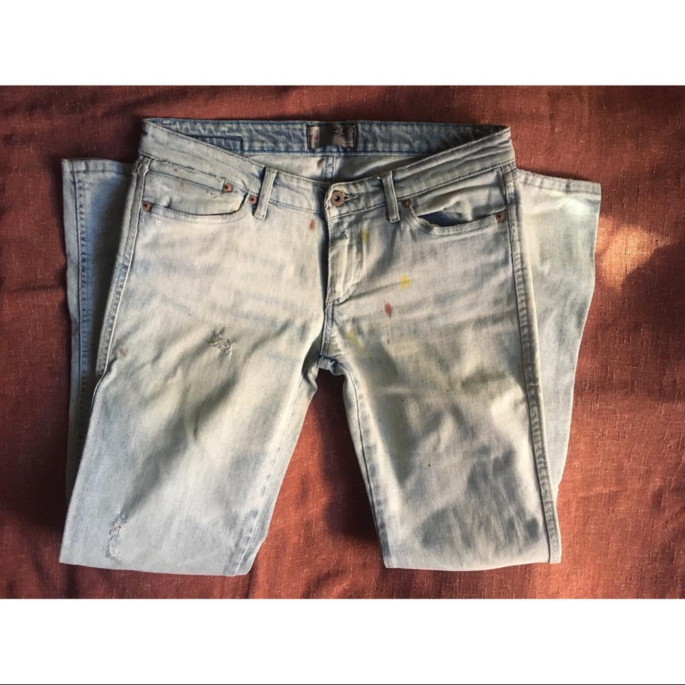 55DSL Washed Out Diesel Denim Jeans Bootleg Pants